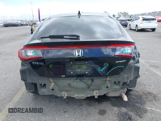2023 Honda Civic Sport with VIN 19XFL2H82PE021151, listed as a IAAI auction lot 41943345 with 55,679 mi miles and . Bid and sale history available at DreamBid. Image 6.