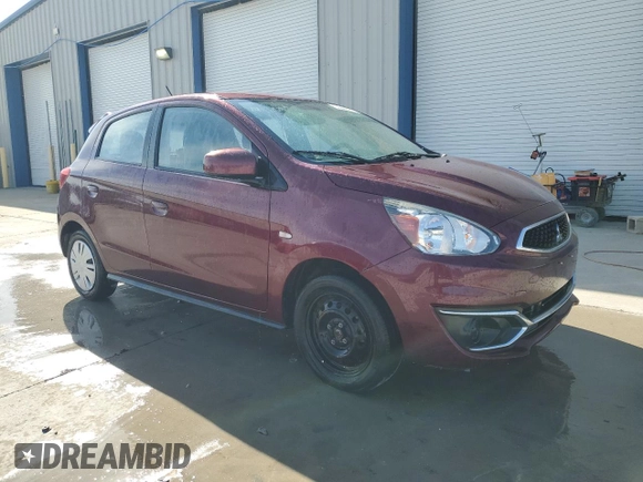 2019 Mitsubishi Mirage ES z VIN ML32A3HJ1KH004957, wystawiony jako Copart lot #53801775 z przebiegiem 56 068 mil mil oraz Szkoda całkowita • Salvage title. Historia ofert i sprzedaży dostępna na DreamBid. Obrazek 4.