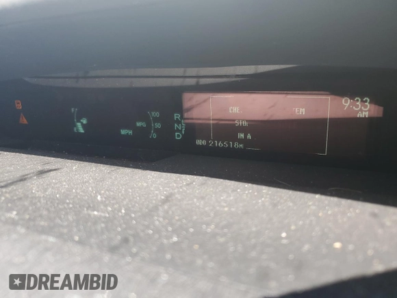 2015 Toyota Prius Four with VIN JTDKN3DU9F0475101, listed as a Copart auction lot 61966235 with 216,518 mi miles and Salvage title. Bid and sale history available at DreamBid. Image 9.