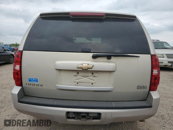 2007 Chevrolet Tahoe LS with VIN 1GNFC13J37R276472, listed as a Copart auction lot 53141045 with Not provided miles and Salvage title. Bid and sale history available at DreamBid. Image 6.