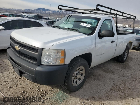 2010 Chevrolet Silverado 1500 Work Truck with VIN 1GCPCPEX5AZ282329, listed as a Copart auction lot 47871595 with 200,012 mi miles and Salvage Title. Bid and sale history available at DreamBid. Image 1.