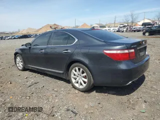 2009 Lexus LS 460 with VIN JTHCL46F695002146, listed as a Copart auction lot 53454775 with Not Provided miles and Salvage Title. Bid and sale history available at DreamBid. Image 2.