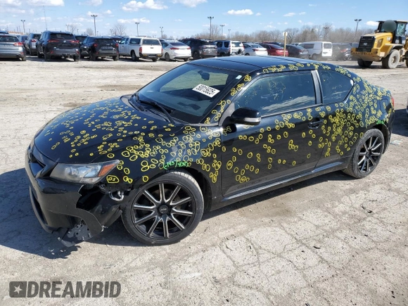 2013 Scion tC with VIN JTKJF5C73D3057301, listed as a Copart auction lot 50015625 with 143,306 mi miles and Salvage Title. Bid and sale history available at carsss.com. Image 1.