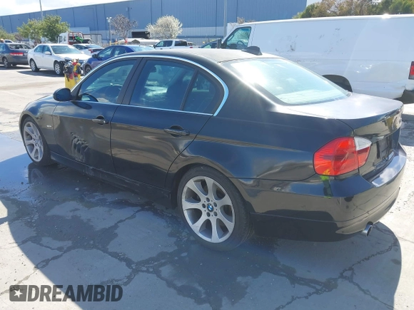 2007 BMW 3 Series 335i with VIN WBAVB735X7PA86225, listed as a IAAI auction lot 41796431 with 142,500 mi miles. Bid and sale history available at carsss.com. Image 3.