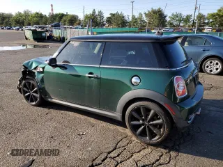 2013 MINI Hardtop S with VIN WMWSV3C59DT475621, listed as a Copart auction lot 62295405 with 108,782 mi miles and Salvage title. Bid and sale history available at DreamBid. Image 2.