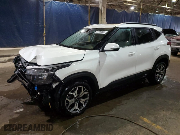 2023 Kia Seltos EX with VIN KNDERCAA2P7414838, listed as a Copart auction lot 87910445 with 38,662 mi miles and Non Repairable. Bid and sale history available at DreamBid. Image 1.