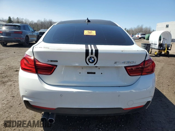 2019 BMW 4 Series 430i xDrive with VIN WBA4J3C55KBL05053, listed as a Copart auction lot 51997285 with Not Provided miles and Non Repairable. Bid and sale history available at carsss.com. Image 6.