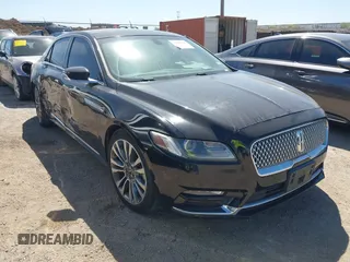 2017 Lincoln Continental Select with VIN 1LN6L9SK0H5614805, listed as a IAAI auction lot 41859275 with 123,655 mi miles. Bid and sale history available at carsss.com. Image 1.