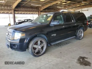 2007 Ford Expedition Max Limited с VIN 1FMFK20507LA89584, выставлен на аукционе Copart как лот 60778995 с пробегом 201 356 миль миль и Чистый • Clean title. История ставок и продаж доступна на DreamBid. Изображение 1.