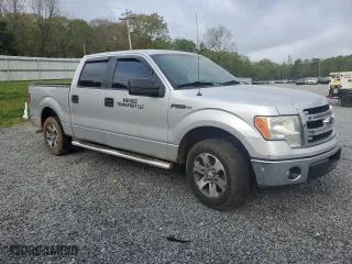 2013 Ford F-150 XL with VIN 1FTEW1CMXDFD49632, listed as a Copart auction lot 51939235 with 0 mi miles and Salvage Title. Bid and sale history available at carsss.com. Image 4.