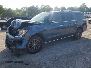 2020 Ford Expedition Max Limited with VIN 1FMJK2ATXLEA88125, listed as a Copart auction lot 57076055 with 98,675 mi miles and Salvage title. Bid and sale history available at DreamBid. Image 1.