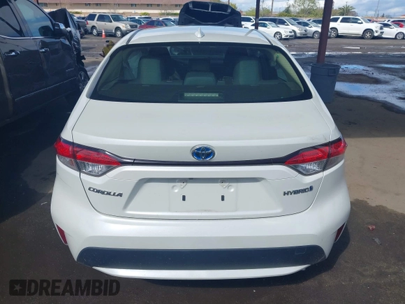 2021 Toyota Corolla Hybrid LE with VIN JTDEAMDE7MJ012694, listed as a IAAI auction lot 41794233 with 103,363 mi miles. Bid and sale history available at carsss.com. Image 17.