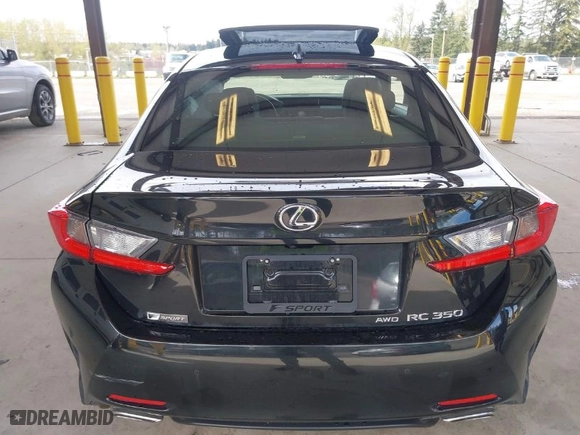 2018 Lexus RC with VIN JTHSZ5BCXJ5008600, listed as a IAAI auction lot 41992974 with 1 mi miles. Bid and sale history available at carsss.com. Image 15.