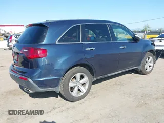 2013 Acura MDX Tech Pkg with VIN 2HNYD2H31DH503727, listed as a IAAI auction lot 41997136 with 121,242 mi miles. Bid and sale history available at carsss.com. Image 4.
