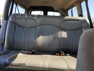 2001 Chevrolet Express with VIN 1GAGG25R411191665, listed as a Copart auction lot 49011535 with Not Provided miles and Salvage Title. Bid and sale history available at carsss.com. Image 10.