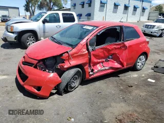 2013 Toyota Yaris L with VIN JTDJTUD33DD572217, listed as a Copart auction lot 66847514 with 0 mi miles and Salvage Title. Bid and sale history available at carsss.com. Image 1.