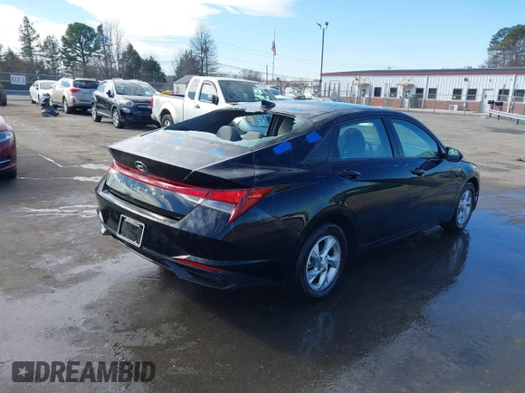 2023 Hyundai Elantra SE with VIN KMHLL4AG7PU600066, listed as a IAAI auction lot 41315954 with 14,460 mi miles and . Bid and sale history available at DreamBid. Image 4.