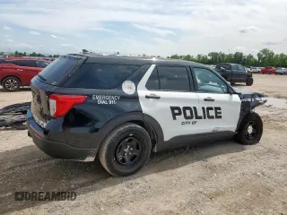 2024 Ford Explorer with VIN 1FM5K8AC9RGA77926, listed as a Copart auction lot 58482885 with 2,185 mi miles and Salvage title. Bid and sale history available at DreamBid. Image 3.