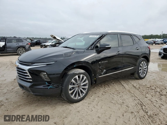 2024 Chevrolet Blazer Premier with VIN 3GNKBFR44RS189096, listed as a Copart auction lot 47016735 with 7,798 mi miles and Salvage title. Bid and sale history available at DreamBid. Image 1.