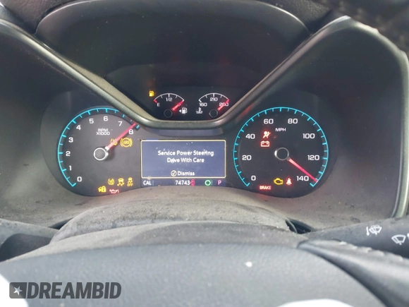 2020 Chevrolet Colorado 4WD Z71 with VIN 1GCGTDEN0L1133549, listed as a IAAI auction lot 41187716 with 74,743 mi miles and . Bid and sale history available at DreamBid. Image 7.