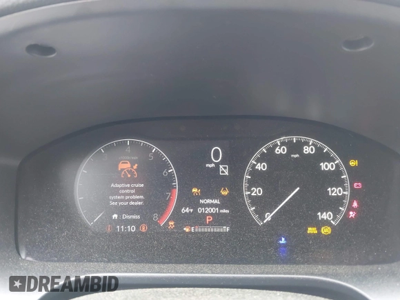 2024 Honda HR-V Sport with VIN 3CZRZ2H57RM735474, listed as a IAAI auction lot 42169311 with 12,001 mi miles and . Bid and sale history available at DreamBid. Image 7.