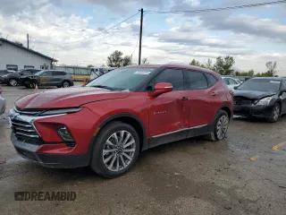 2024 Chevrolet Blazer Premier with VIN 3GNKBFR4XRS187577, listed as a Copart auction lot 74504054 with 7,495 mi miles and Salvage title. Bid and sale history available at DreamBid. Image 1.