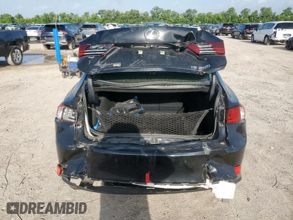 2014 Lexus IS 250 with VIN JTHBF1D21E5033364, listed as a Copart auction lot 61505885 with 96,171 mi miles and Salvage title. Bid and sale history available at DreamBid. Image 6.