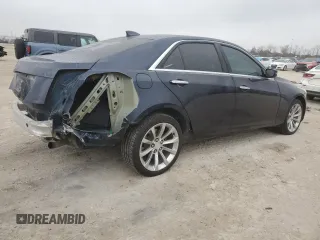 2018 Cadillac CTS Sedan Luxury AWD with VIN 1G6AX5SX7J0170318, listed as a Copart auction lot 44759825 with 76,570 mi miles and Salvage Title. Bid and sale history available at carsss.com. Image 3.