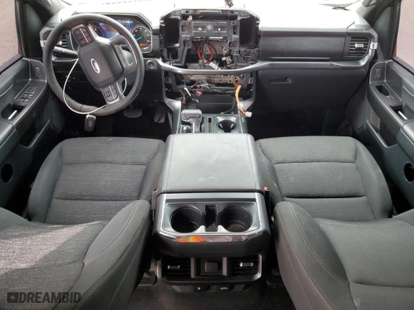 2022 Ford F-150 XL with VIN 1FTFW1E56NKE73660, listed as a Copart auction lot 50580025 with 40,037 mi miles and Salvage Title. Bid and sale history available at carsss.com. Image 8.