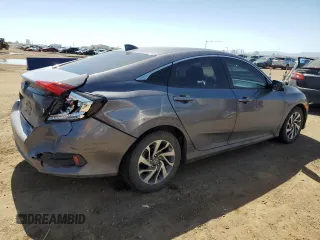 2018 Honda Civic EX with VIN 19XFC2F70JE043957, listed as a Copart auction lot 52217275 with 87,175 mi miles and Salvage Title. Bid and sale history available at DreamBid. Image 3.