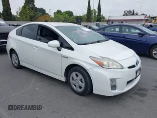 2010 Toyota Prius Four with VIN JTDKN3DUXA1291725, listed as a IAAI auction lot 42161926 with 180,755 mi miles and . Bid and sale history available at DreamBid. Image 1.