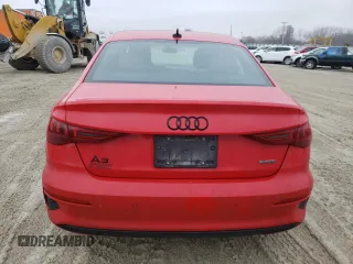 2022 Audi A3 Premium Plus with VIN WAUHUDGYXNA076608, listed as a Copart auction lot 37274063 with 4,538 mi miles. Bid and sale history available at carsss.com. Image 6.