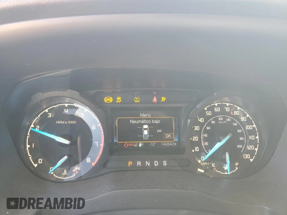 2023 Ford Ranger XL with VIN 1FTER4EH3PLE29725, listed as a Copart auction lot 79545574 with 14,364 mi miles and Salvage Title. Bid and sale history available at DreamBid. Image 9.