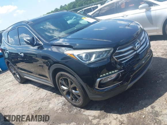 2017 Hyundai Santa Fe Ultimate with VIN 5NMZW4LA1HH052430, listed as a IAAI auction lot 42205489 with 85,720 mi miles and . Bid and sale history available at DreamBid. Image 1.