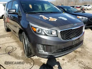 2017 Kia Sedona LX with VIN KNDMB5C16H6226159, listed as a Copart auction lot 50046775 with 119,941 mi miles and Salvage Title. Bid and sale history available at carsss.com. Image 14.