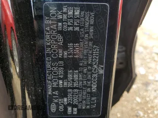 2019 Kia Niro EX with VIN KNDCC3LC5K5221157, listed as a Copart auction lot 63677343 with 128,393 mi miles and Salvage Title. Bid and sale history available at carsss.com. Image 14.
