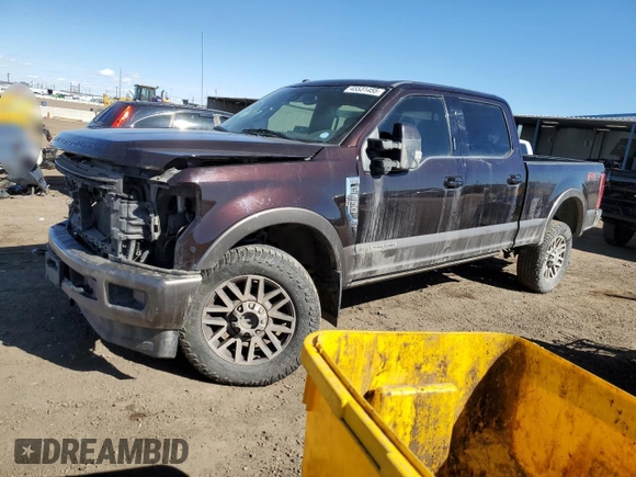 2018 Ford Super Duty F-250 SRW XL with VIN 1FT7W2BTXJEB60116, listed as a Copart auction lot 45531455 with 126,307 mi miles and Salvage Title. Bid and sale history available at carsss.com. Image 1.