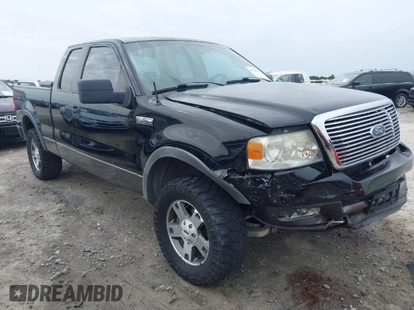 2005 Ford F-150 XLT with VIN 1FTPX14525FA14833, listed as a IAAI auction lot 41710410 with 120,458 mi miles. Bid and sale history available at carsss.com. Image 1.