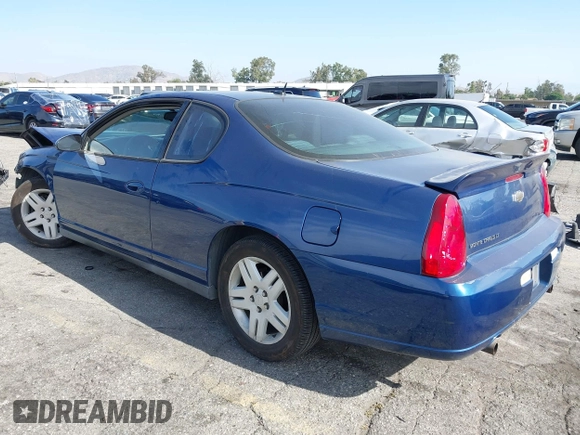 2006 Chevrolet Monte Carlo LT 3.9L with VIN 2G1WK151969323546, listed as a IAAI auction lot 42293627 with 173,792 mi miles and . Bid and sale history available at DreamBid. Image 3.