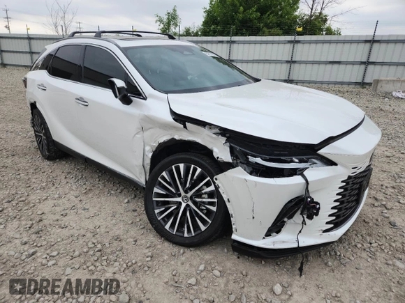 2023 Lexus RX 350 с VIN 2T2BAMCAXPC016137, выставлен на аукционе Copart как лот 60814235 с пробегом 25 910 миль миль и Списание • Salvage title. История ставок и продаж доступна на DreamBid. Изображение 4.