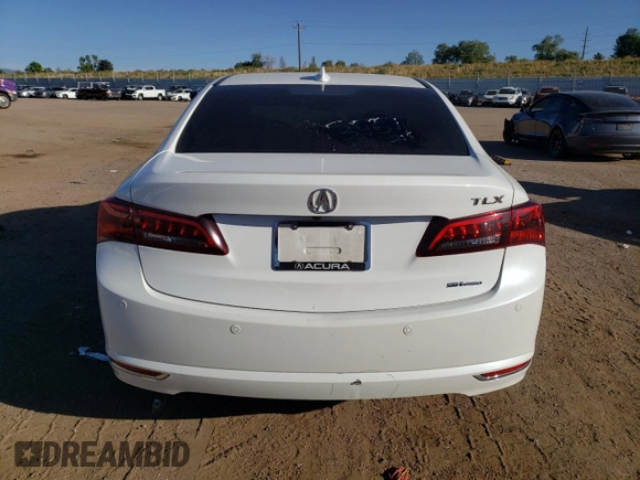 2016 Acura TLX V6 Advance with VIN 19UUB3F76GA003766, listed as a Copart auction lot 73115244 with 81,655 mi miles and Salvage Title. Bid and sale history available at carsss.com. Image 6.