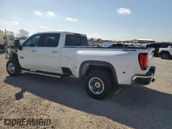 2022 Chevrolet Silverado 3500HD LTZ z VIN 1GC4YUEYXNF222193, wystawiony jako Copart lot #49034305 z przebiegiem 84 548 mil mil oraz Szkoda całkowita • Salvage title. Historia ofert i sprzedaży dostępna na DreamBid. Obrazek 2.