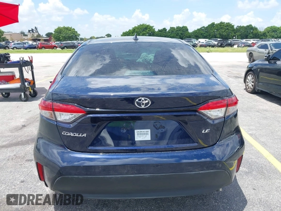 2024 Toyota Corolla LE with VIN 5YFB4MDEXRP111863, listed as a IAAI auction lot 40083084 with 40,206 mi miles. Bid and sale history available at carsss.com. Image 16.