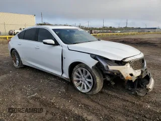 2022 Cadillac CT5 Luxury with VIN 1G6DW5RK8N0129874, listed as a Copart auction lot 79692414 with 35,773 mi miles and Salvage Title. Bid and sale history available at carsss.com. Image 4.