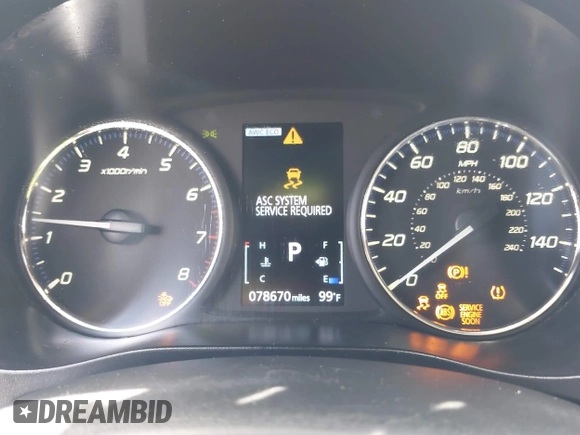 2020 Mitsubishi Outlander ES with VIN JA4AZ3A35LZ021814, listed as a IAAI auction lot 42455892 with 78,670 mi miles and . Bid and sale history available at DreamBid. Image 7.