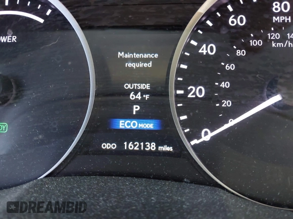 2013 Lexus ES 300h with VIN JTHBW1GG6D2033481, listed as a IAAI auction lot 42262327 with 162,138 mi miles and . Bid and sale history available at DreamBid. Image 15.