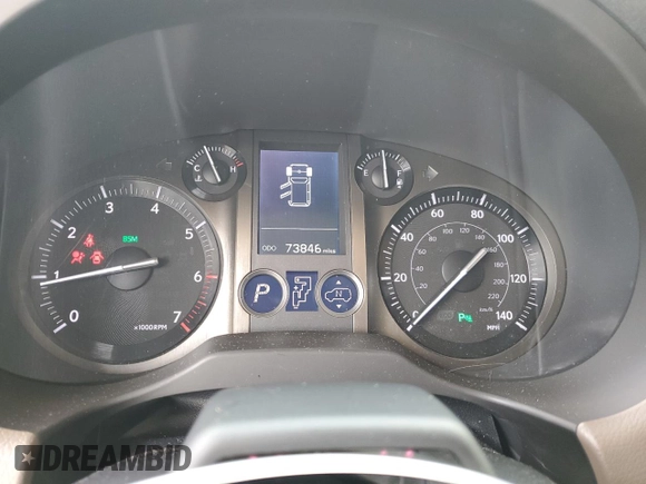 2019 Lexus GX with VIN JTJJM7FX4K5222579, listed as a Copart auction lot 64586064 with 73,846 mi miles and Salvage Title. Bid and sale history available at carsss.com. Image 9.