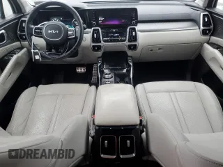 2023 Kia Sorento Hybrid SX Prestige with VIN KNDRMDLG4P5146779, listed as a Copart auction lot 81852214 with 33,116 mi miles and Salvage Title. Bid and sale history available at carsss.com. Image 8.