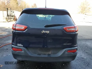 2014 Jeep Cherokee Sport with VIN 1C4PJLAB6EW258766, listed as a Copart auction lot 46692225 with 159,016 mi miles and Salvage Title. Bid and sale history available at carsss.com. Image 6.