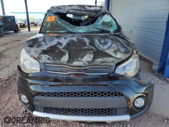 2018 Kia Soul + with VIN KNDJP3A58J7564855, listed as a Copart auction lot 54271355 with 92,384 mi miles and Salvage Title. Bid and sale history available at carsss.com. Image 5.